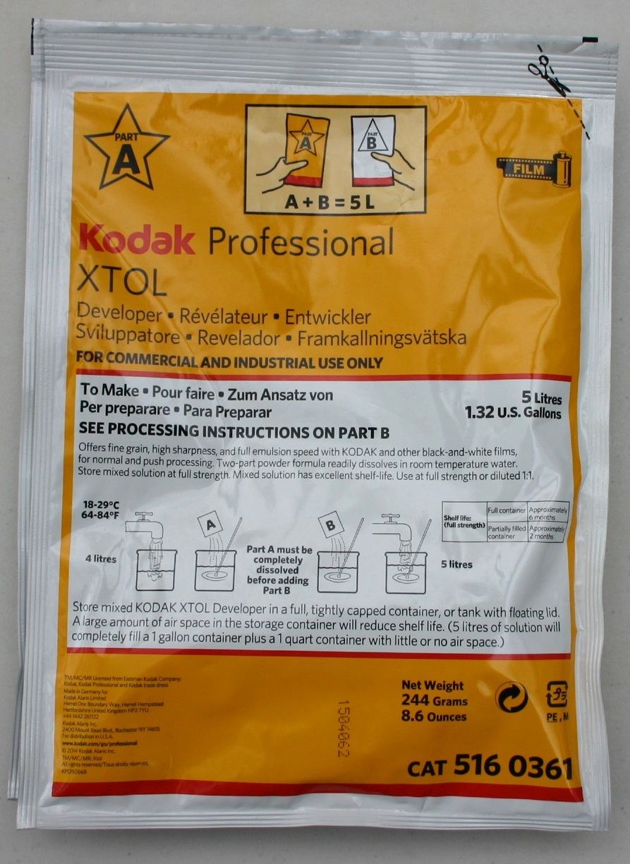 KODAK XTOL FILM DEVELOPER