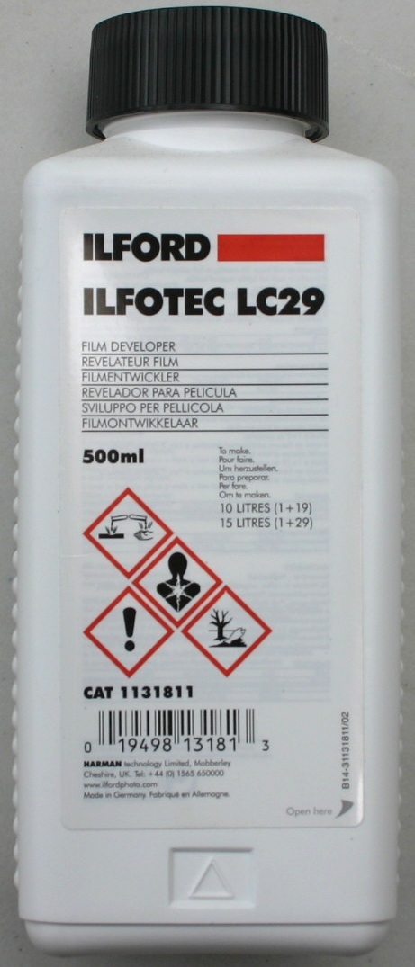 ILFORD ILFOTEC LC 29 FILM DEVELOPER 500 ML