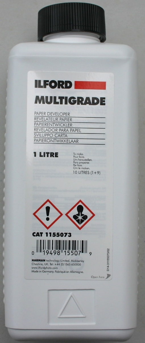 ILFORD MULTIGRADE PAPER DEVELOPER 1 LITRE