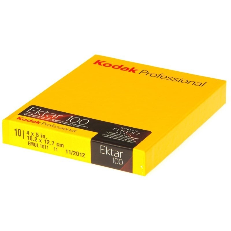 KODAK EKTAR 100 4X5" 10 SHEET PROFESSIONAL COLOUR PRINT FILM