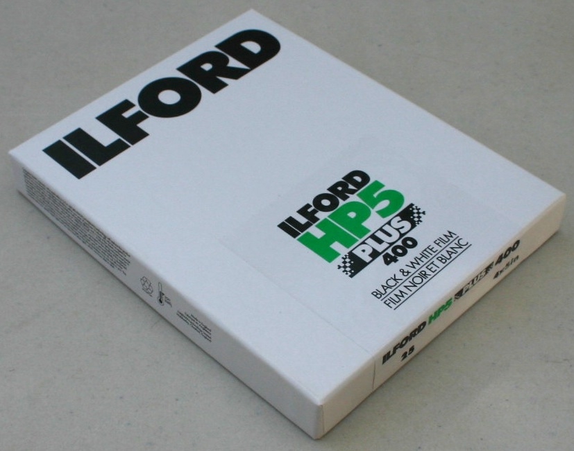 ILFORD HP5 4X5" 25 SHEET FILM