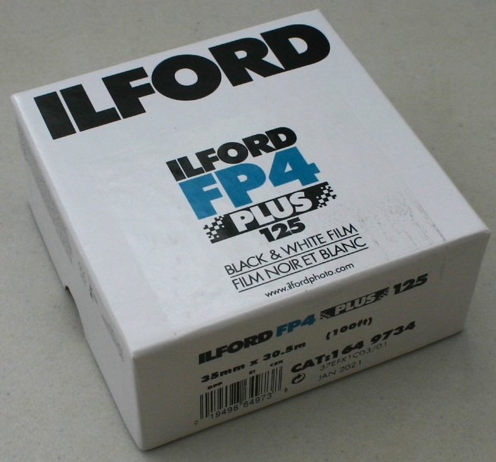 ILFORD FP4 PLUS 125 BLACK&WHITE 35MM FILM 30M BULK ROLL