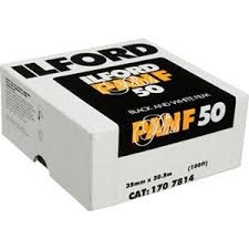 ILFORD PAN F PLUS 50 BLACK&WHITE 35MM FILM 30M BULK ROLL