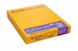 KODAK PORTRA 160 4X5" 10 SHEET PROFESSIONAL COLOUR PRINT FILM