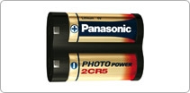 PANASONIC 2CR5 6V CAMERA BATTERY