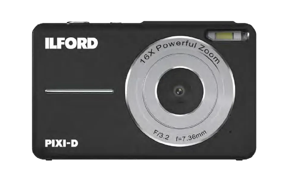 Ilford PIXI-D Compact Digital Camera - Black