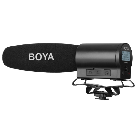 BOYA BY-DMR7 SHOTGUN MICROPHONE WITH FLASH RECORDER