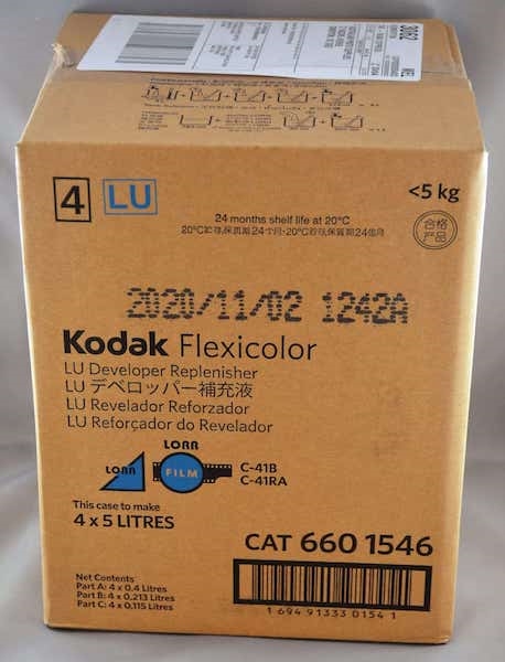 KODAK FLEXICOLOR LU DEVELOPER REPLENISHER LORR 5L