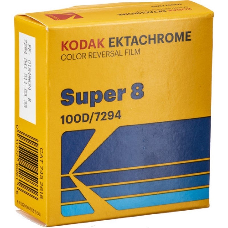 KODAK FILM EKTACHROME 100D COLOR TRANSPARENCY FILM 7294 SUPER 8