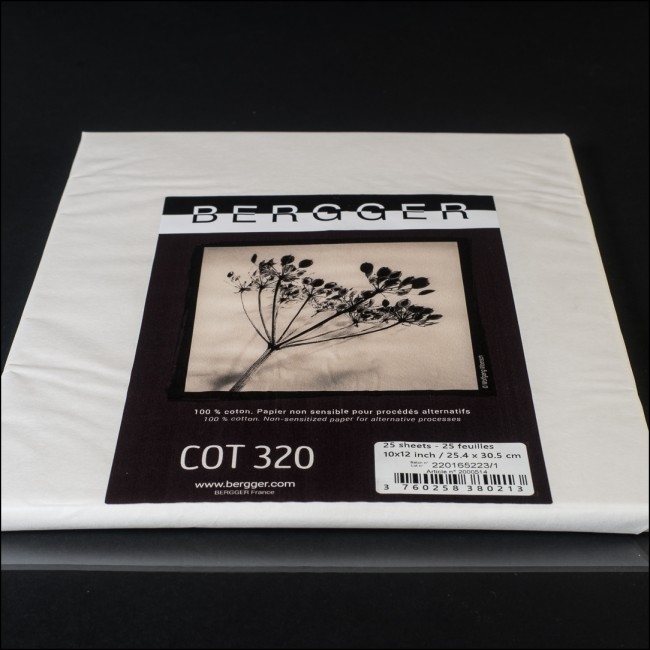 BERGGER COT320 10X12" 25 PKT ART PAPER FOR ALTERNATIVE PRINTING PAPER