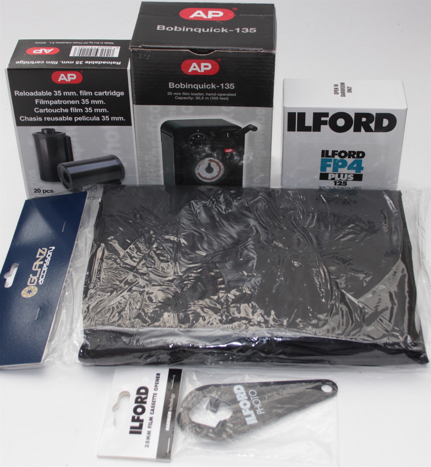 BULK FILM AP LOADER WITH ILFORD FP4 KIT