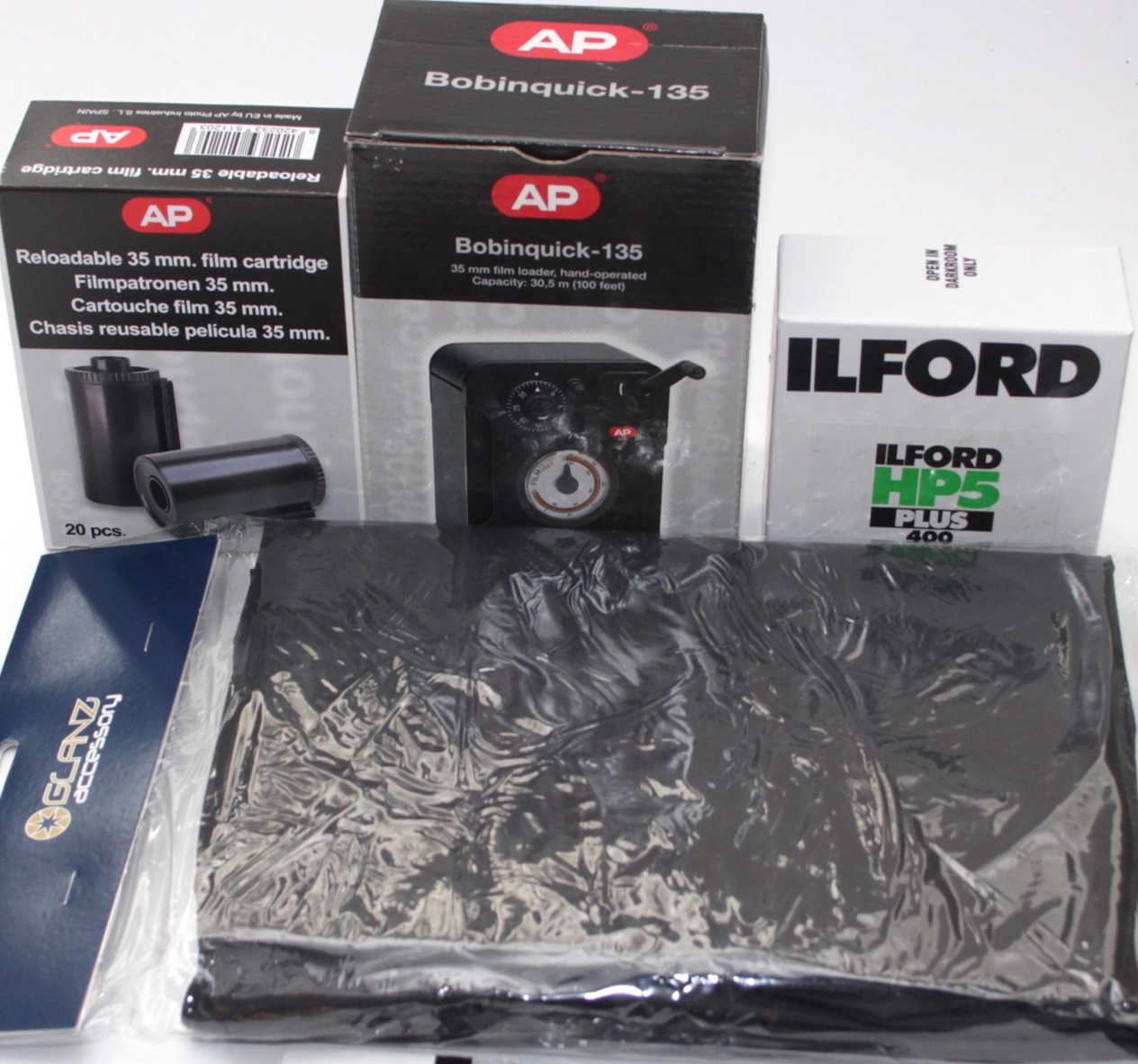 BULK FILM AP LOADER WITH ILFORD HP5 KIT