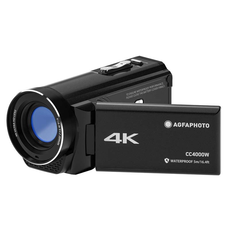 AgfaPhoto Realimove CC4000W Digital Waterproof Camcorder Black