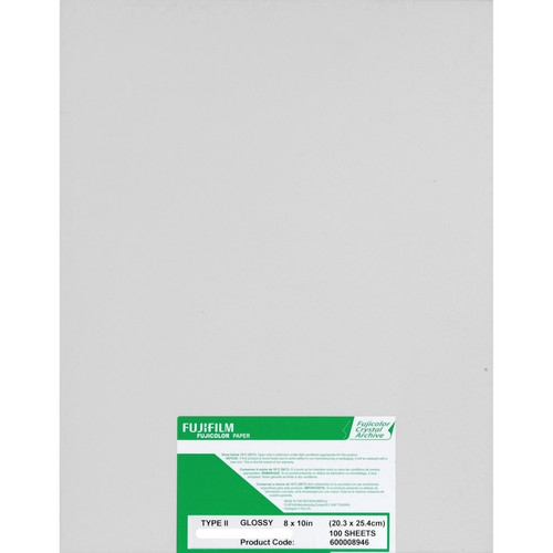 FUJIFILM COLOUR PAPER TYPE II GLOSSY 8X10" 100 PKT