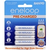 SANYO ENELOOP AAA 4 PACK RECHARGEABLE BATTERIES