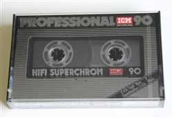 ICM HIFI SUPERCHROM 90 MIN AUDIO CASSETTE TAPE