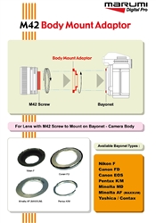 M42 PENTAX SCREW ADAPTER / CANON EOS