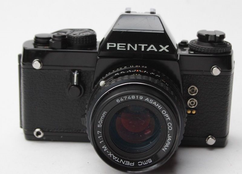 PENTAX LX SLR PRO FILM CAMERA WITH F1.7/50MM LENS USED