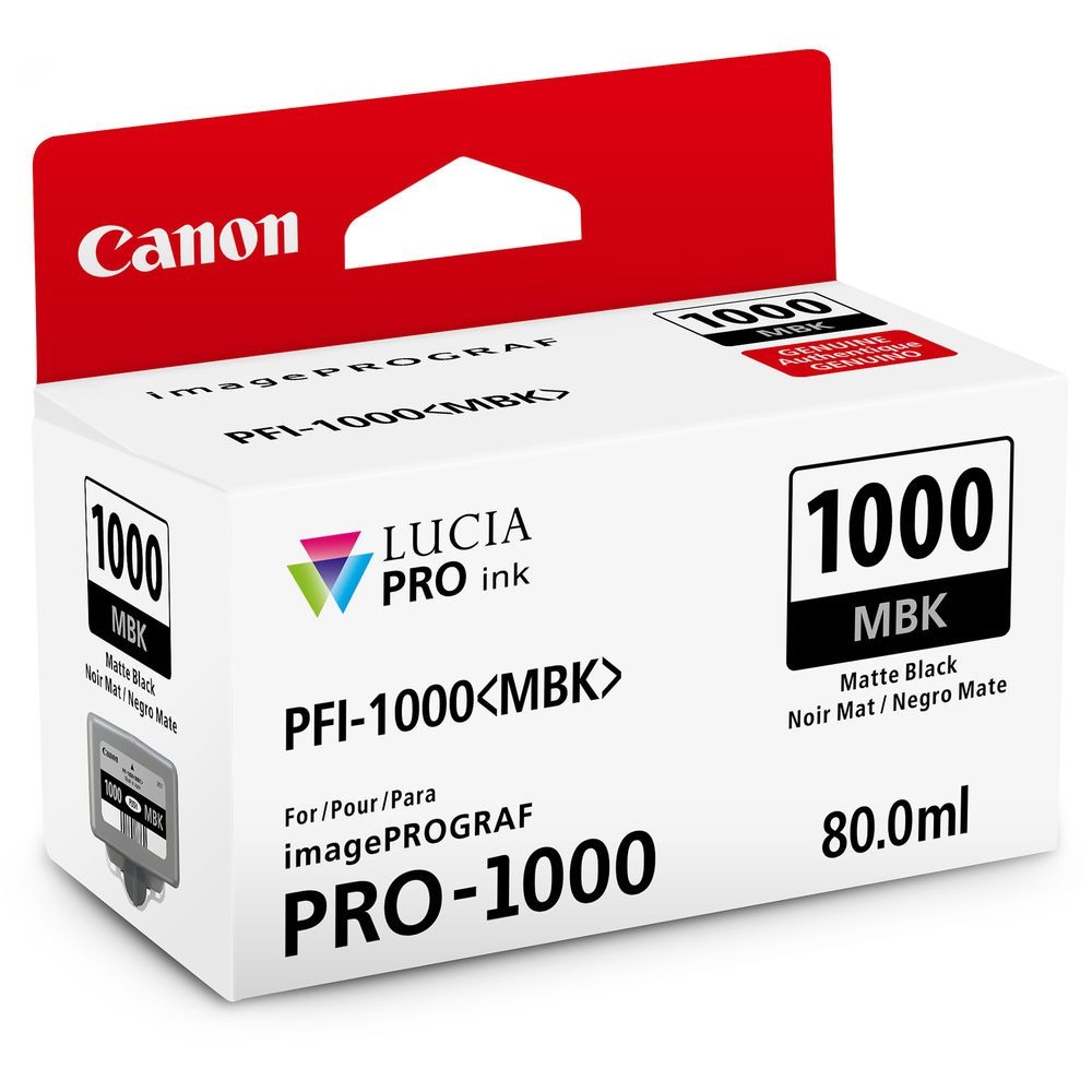 CANON PRO-1000 80ML MATTE BLACK INK PFI1000PBK