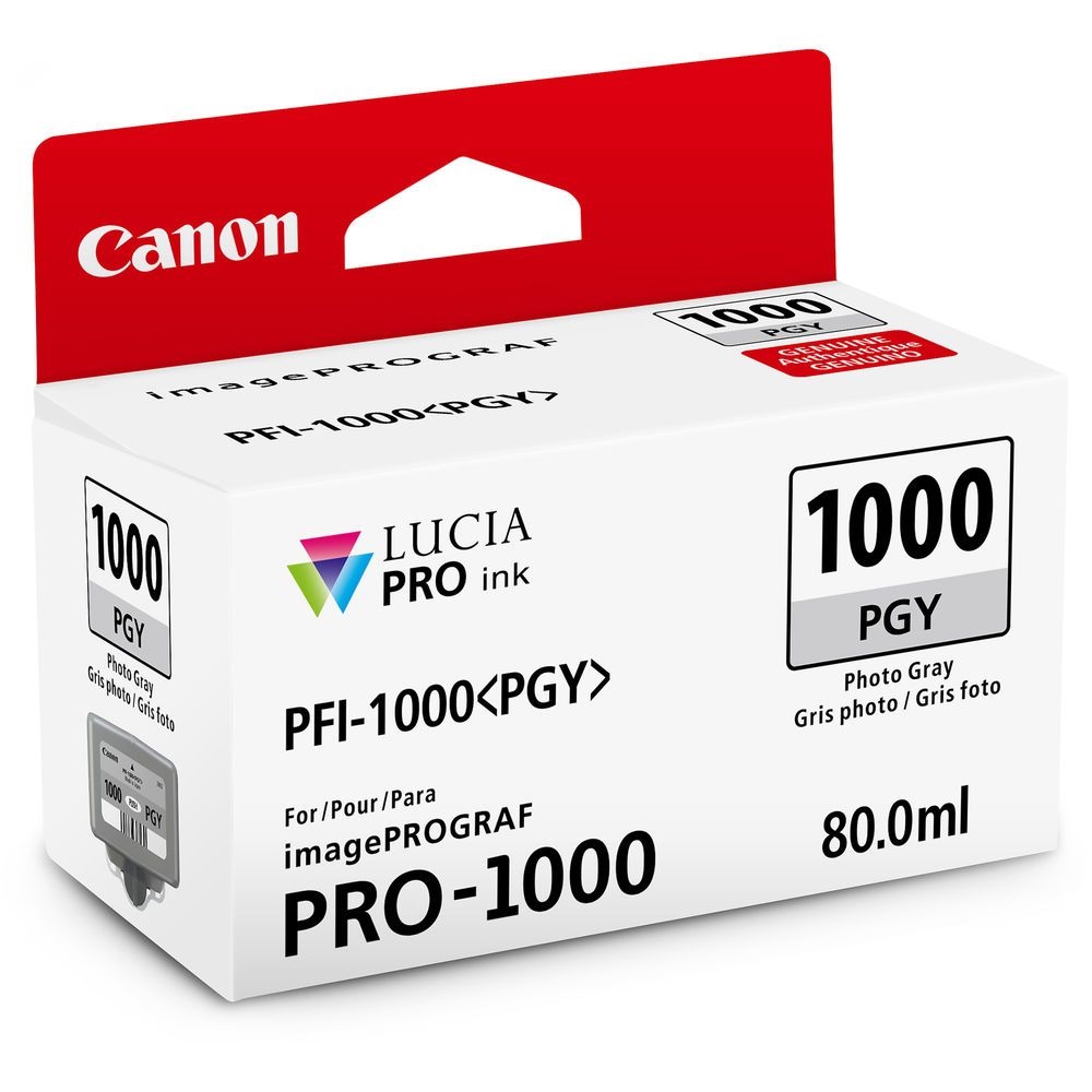 CANON PRO-1000 80ML PHOTO GRAY INK PFI1000PGY