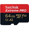 SANDISK EXTREME PRO MICROSDXC UHS-I 64GB MEMORY CARD - 170MB /S R, 90MB/S W & SD ADAPTOR