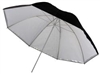 UMBRELLA 40" TRANSLUCENT & REMOVEABLE BLACK / SILVER